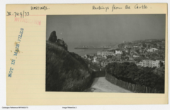 Hastings Castle and Town Centre c1932